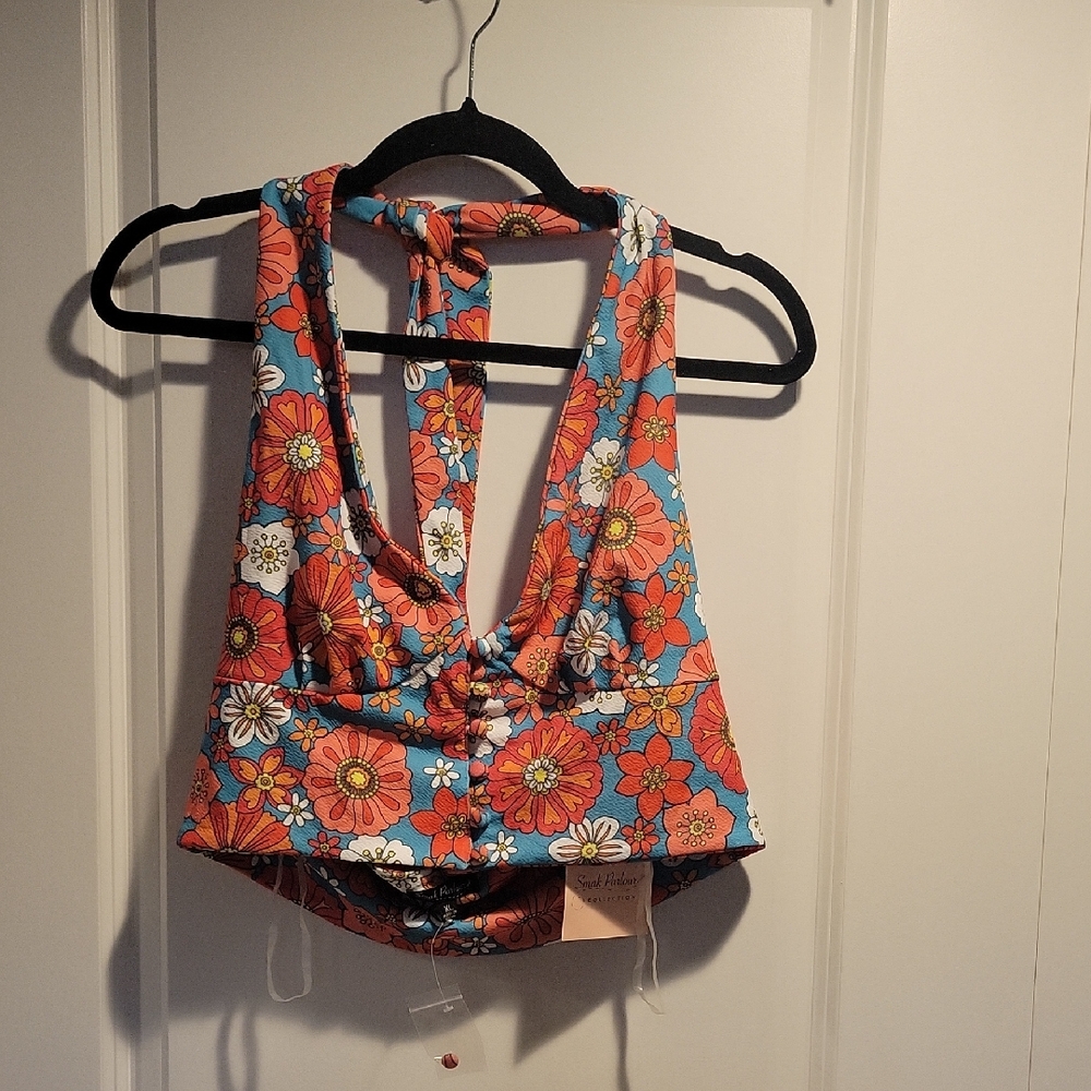 Floral Swim Top